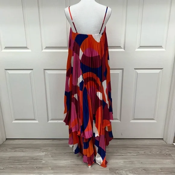 Anthropologie Hutch Tiered High-Low Pleated Dress Size S NWT - Picture 15 of 16